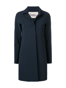 Herno Women's Act First Scuba Snap Front Jacket in Blu Navy.