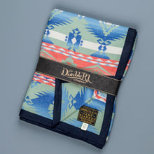 Load image into Gallery viewer, RRL Cotton Camp Blanket in Multi / Green.
