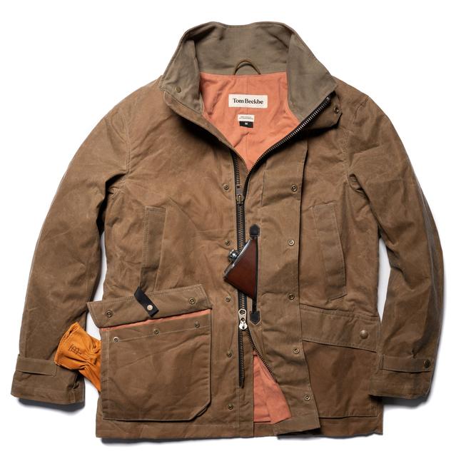 Tom Beckbe Tensaw jacket in tobacco.