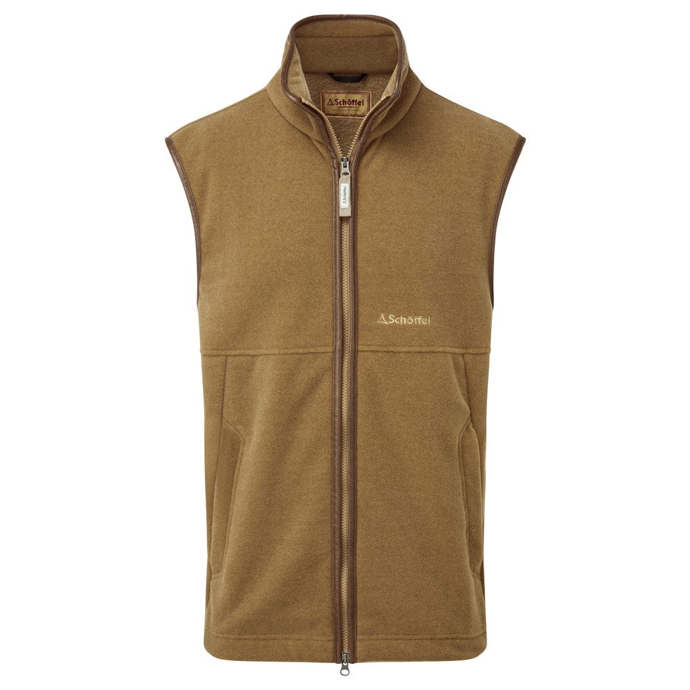 Schoffel Men Oakham Fleece Gilet Bark.