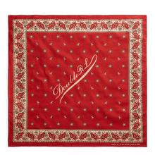 Load image into Gallery viewer, RRL logo print cotton bandana in turkey red, cream and black.
