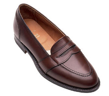 Load image into Gallery viewer, Alden 683 Penny Strap loafer in brown.
