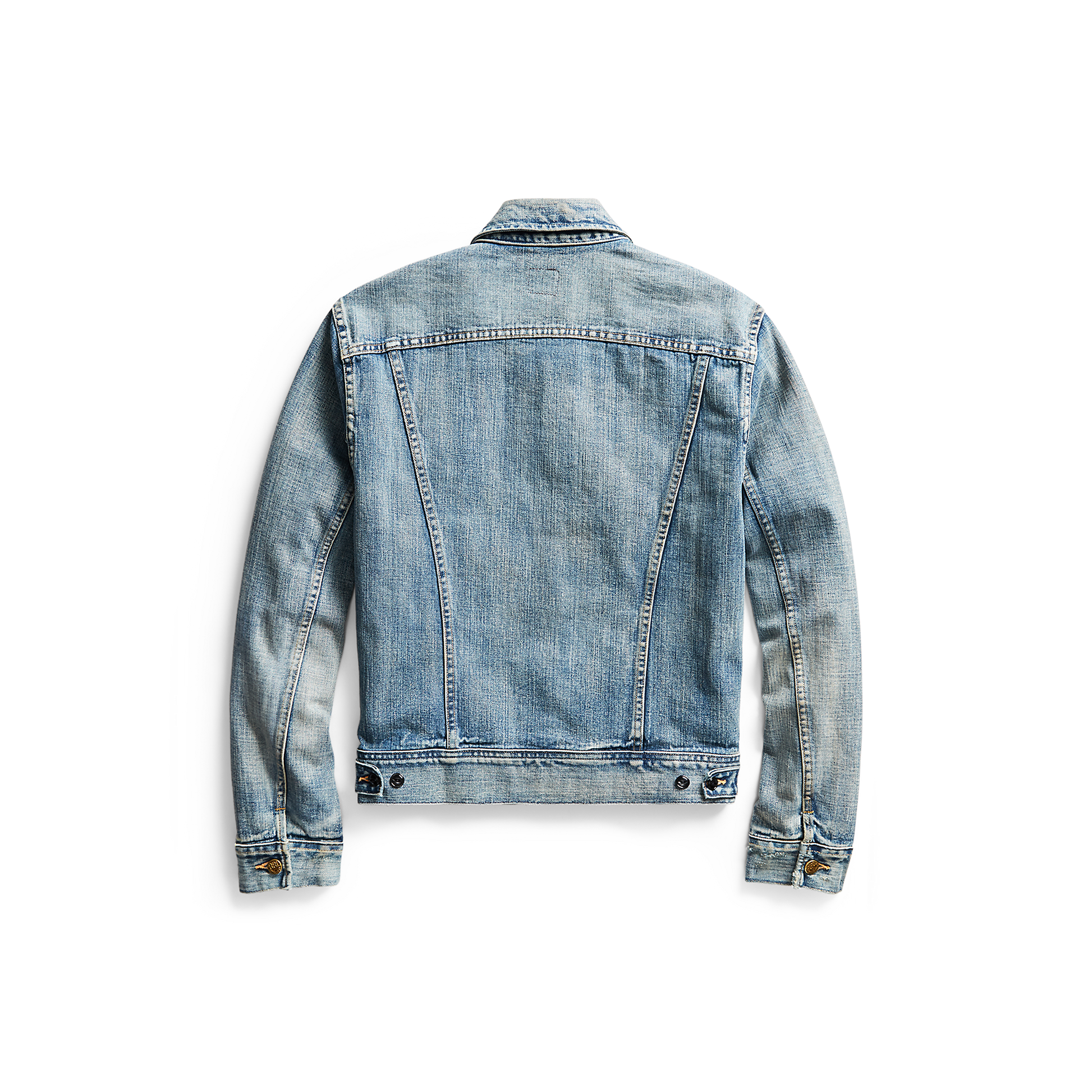 RRL - Leeland Indigo Denim Trucker Jacket – Louie