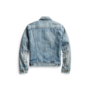 Rrl denim 2025 trucker jacket