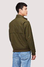Load image into Gallery viewer, Model wearing Baracuta - G9 Harrington Jacket in Beech - back.
