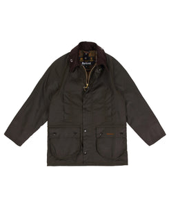 Barbour Youth Beaufort Jacket in Olive.