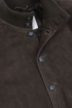 Load image into Gallery viewer, Valstar Suede Bomber Jacket in Muschio.
