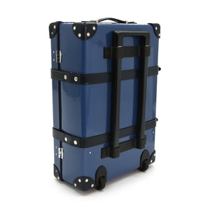 Globe-Trotter Deluxe 20" Trolley Case in Sapphire Blue.