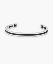 Load image into Gallery viewer, Pig &amp; Hen - Navarch 6mm Bracelet in Navy/Silver.
