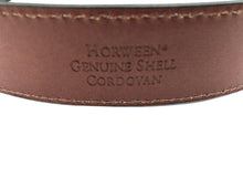 Load image into Gallery viewer, LaRossa Horween Shell Cordovan belt in whiskey.
