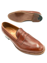 Load image into Gallery viewer, LaRossa Shoe and Alden penny loafer special make up in Alpine Grain.
