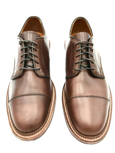 LaRossa Shoe and Alden captoe shoe special make in brown chromexcel.