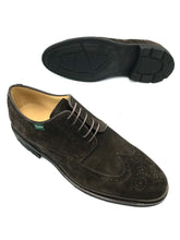 Load image into Gallery viewer, Paraboot Andersen wingtip suede shoes in Velours Congo.
