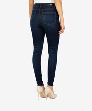 Load image into Gallery viewer, Model wearing KUT from the Koth Mia High Rise Toothpick Skinny Jean in Endless.
