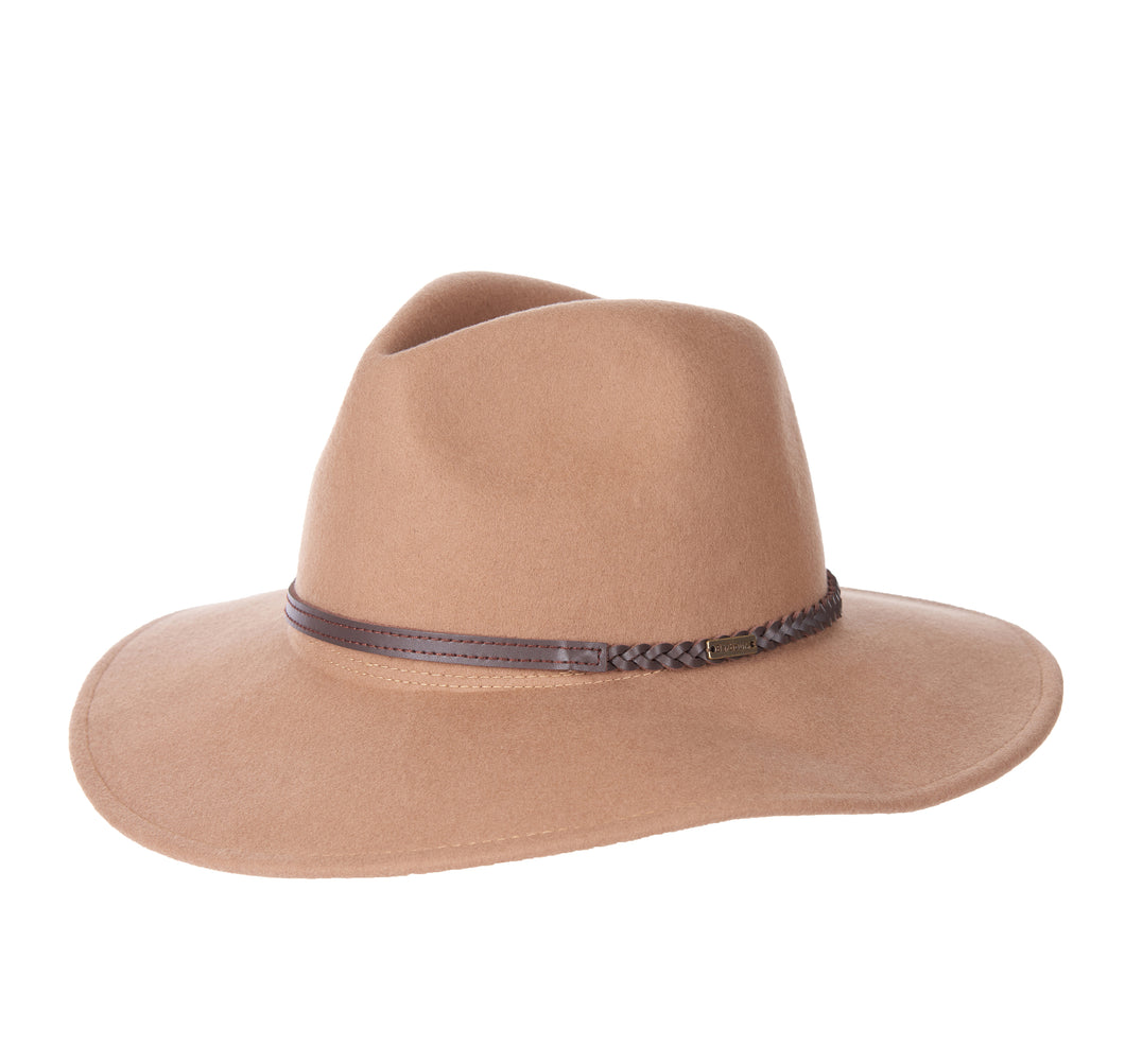 Barbour Tack Fedora in Camel.