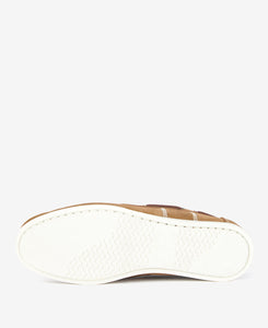 Barbour Wake Boat Shoe in Russet.