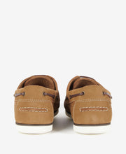 Load image into Gallery viewer, Barbour Wake Boat Shoe in Russet.

