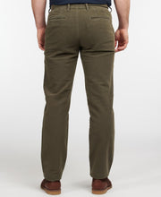 Load image into Gallery viewer, Model wearing Barbour Neuston Moleskin Pants in Dark Olive - back.
