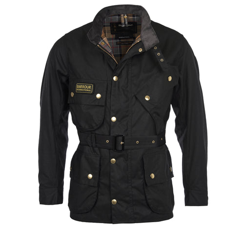 Barbour International Original Jacket in black.