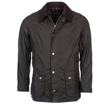 Load image into Gallery viewer, Barbour Ashby waxed jacket in olive.
