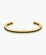 Load image into Gallery viewer, Pig &amp; Hen - Navarch 6mm Bracelet in Black/Gold.
