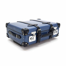 Load image into Gallery viewer, Globe-Trotter Deluxe 20&quot; Trolley Case in Sapphire Blue.
