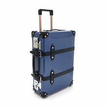 Load image into Gallery viewer, Globe-Trotter Deluxe 20&quot; Trolley Case in Sapphire Blue.
