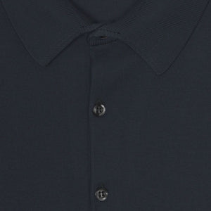 John Smedley - Adrian S/S Polo Shirt in Granite.