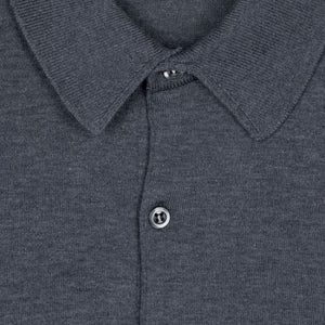 John Smedley - Bradwell L/S Shirt in Charcoal.