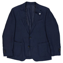 Load image into Gallery viewer, Lardini - Dyed Drop 7 Suit Blazer in Navy.
