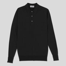 Load image into Gallery viewer, John Smedley - Cotswold L/S Shirt in Black.
