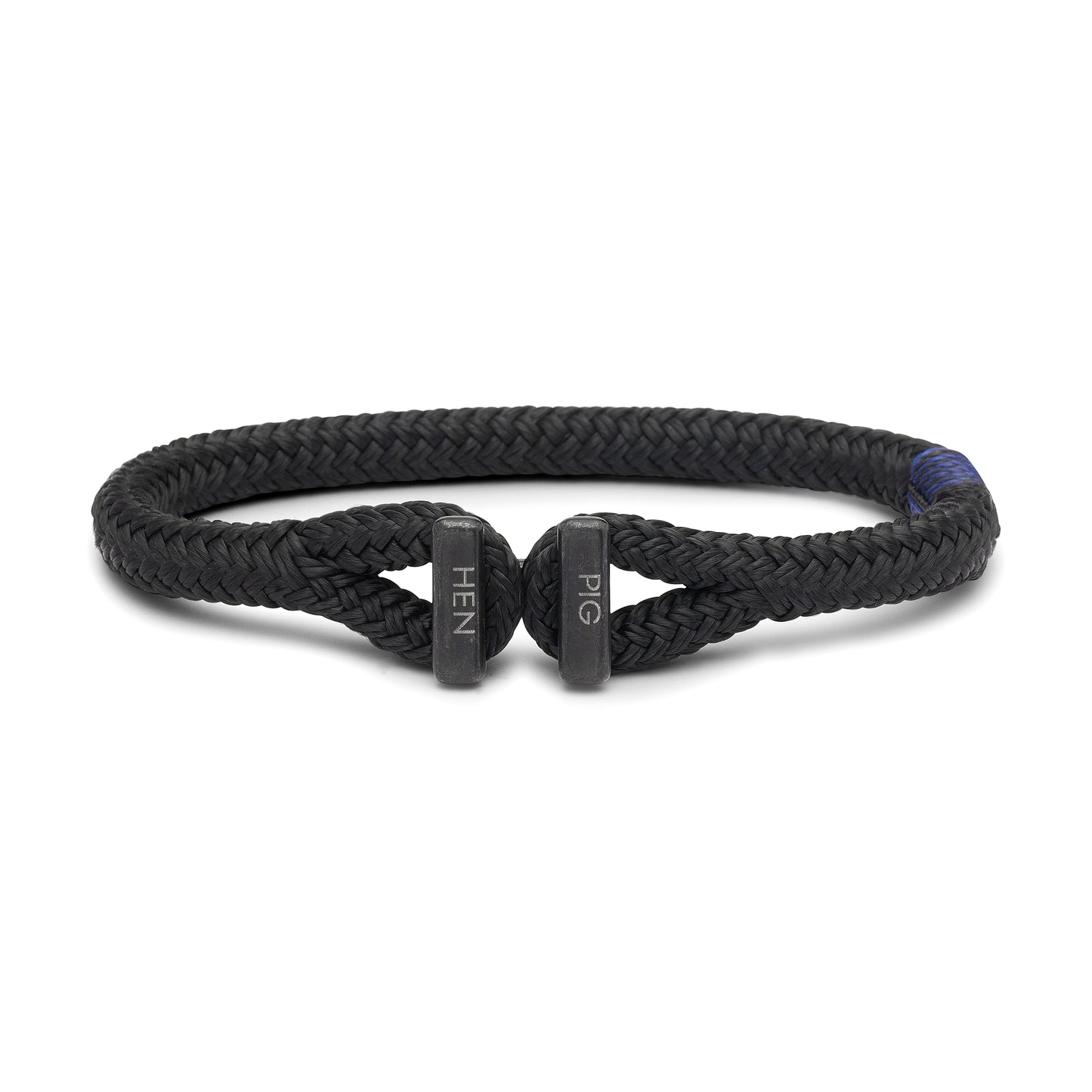 Pig & Hen Icy Ike Bracelet in black with black closure.