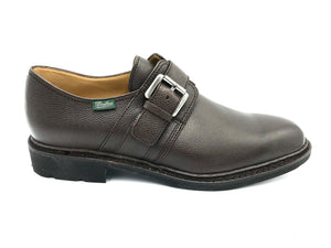 Paraboot Loty monk strap shoe in Graine Moka.