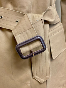 Mackintosh women's tan raincoat's belt.
