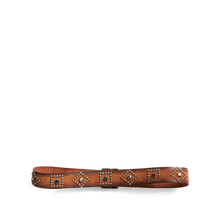 Load image into Gallery viewer, RRL - Studded Roughout Leather Belt

