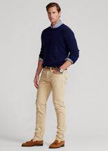 Load image into Gallery viewer, Model wearing POLO Ralph Lauren Sullivan Slim Jean in Khaki.
