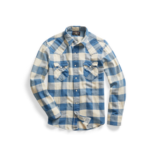 Load image into Gallery viewer, RRL - Long-sleeve Twill Plaid Buffalo Western Style Workshirt
