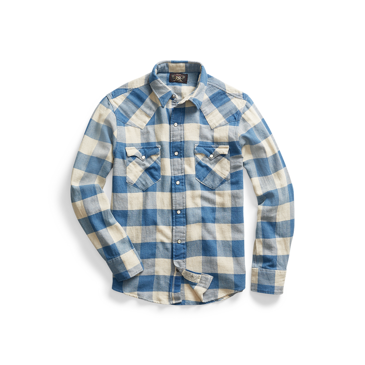 RRL FLANNEL SHIRT Mサイズ RRL Heavy Duty Cotton Flannel Plaid Shirt Ralph Lauren M