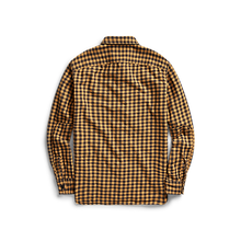 Load image into Gallery viewer, RRL Checked Twill Workshirt in Yellow/Black check.
