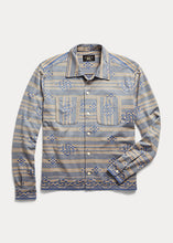 Load image into Gallery viewer, RRL - Jacquard-Knit Jersey Camp Shirt Natural/Multi
