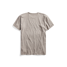 Load image into Gallery viewer, RRL - Short-Sleeve Ranch Brand Logo Cotton Jersey Crewneck Tee Shirt in Heather Grey - back.
