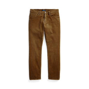 Polo Ralph Lauren - Varick Slim Straight Stretch Corduroy 5-Pocket Pant in Sepia.