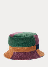 Load image into Gallery viewer, Polo Ralph Lauren - Corduroy Loft Bucket Hat w/ Pony Logo - Colorblock
