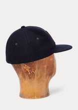 Load image into Gallery viewer, RRL - Appliqued Felt Ball Cap in Navy.

