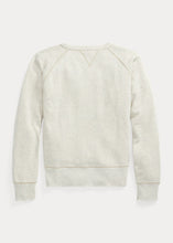 Load image into Gallery viewer, RRL - Logo Fleece Sweatshirt in Oatmeal Heather - back.
