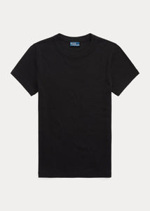Polo Ralph Lauren - Ribbed Cotton Tee in Black.