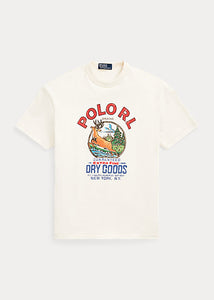 POLO Ralph Lauren - Classic Fit Logo Jersey T-Shirt in Nevis (white).
