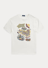 Load image into Gallery viewer, POLO Ralph Lauren - Classic Fit Jersey Graphic T-Shirt in Deckwash White.
