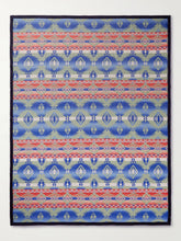 Load image into Gallery viewer, RRL Cotton Camp Blanket in Multi / Green.
