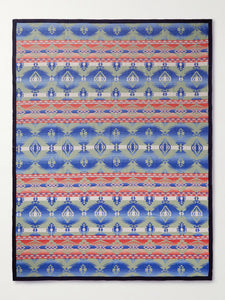 RRL Cotton Camp Blanket in Multi / Green.